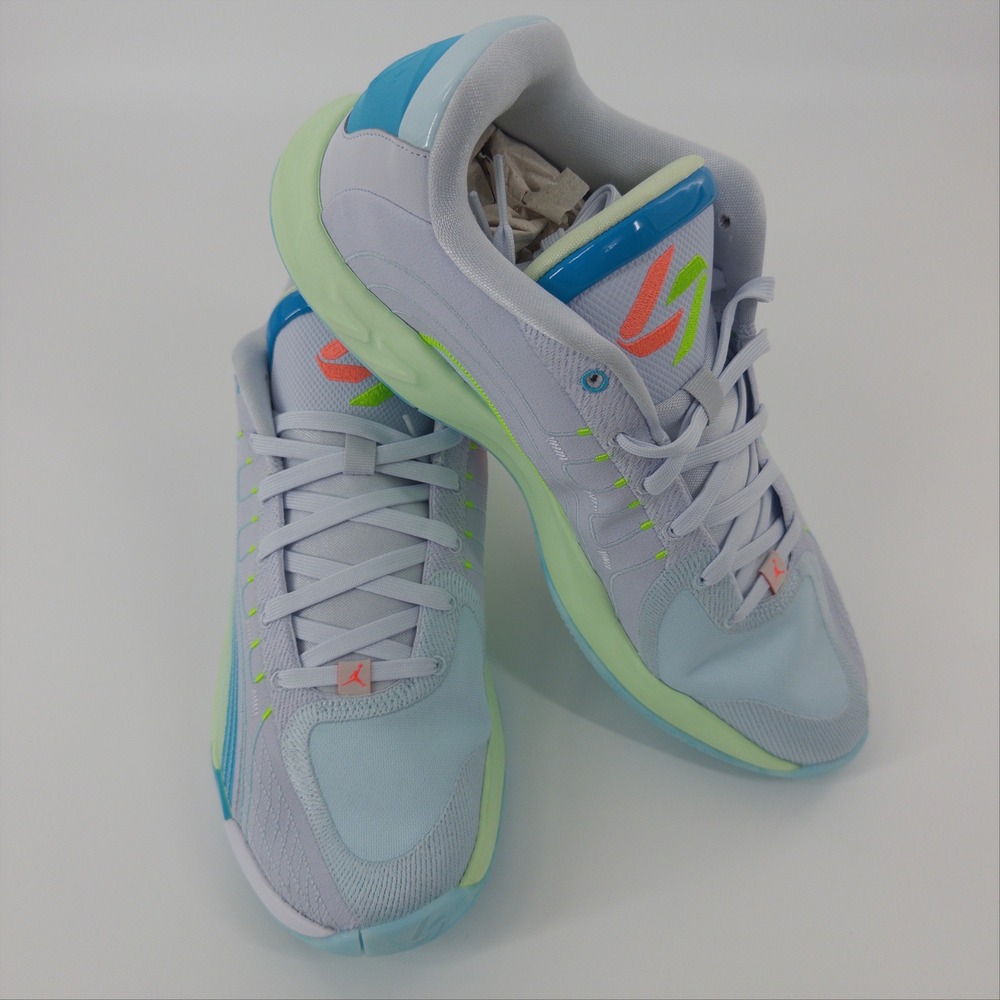 Jordan Luka 4 Basketball Shoes Mens Size 14 Grey Blue Copa Performance Sneaker